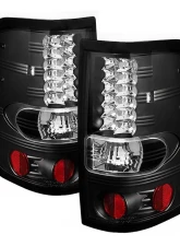Spyder Auto LED Black Tail Lights for Ford F-150 Styleside 2004-2008                                     - ALT-YD-FF15004-LED-BK - Image 5