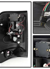 Spyder Auto LED Black Tail Lights for Ford F-150 Styleside 2004-2008                                     - ALT-YD-FF15004-LED-BK - Image 3
