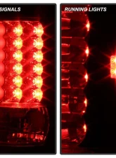 Spyder Auto LED Black Tail Lights for Ford F-150 Styleside 2004-2008                                     - ALT-YD-FF15004-LED-BK - Image 5