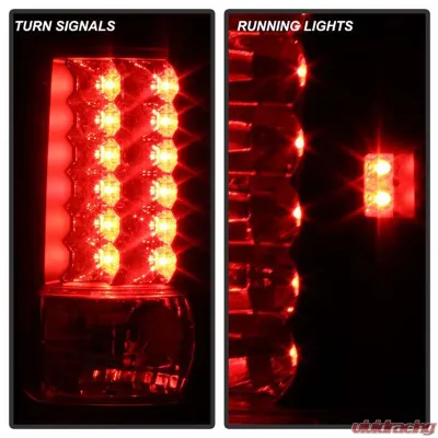Spyder Auto LED Black Tail Lights for Ford F-150 Styleside 2004-2008 - ALT-YD-FF15004-LED-BK
