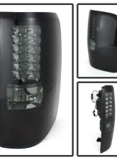Spyder Auto Black Smoke LED Taillights for Ford F-150 Styleside 2004-2008                                     - ALT-YD-FF15004-LED-BSM - Image 2