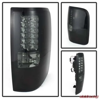 Spyder Auto Black Smoke LED Taillights for Ford F-150 Styleside 2004-2008 - ALT-YD-FF15004-LED-BSM