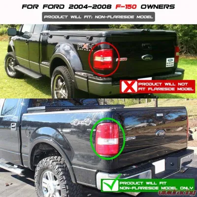 Spyder Auto Black Smoke LED Taillights for Ford F-150 Styleside 2004-2008 - ALT-YD-FF15004-LED-BSM