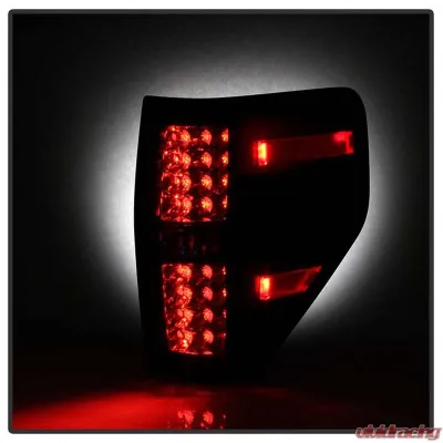 Spyder Auto LED Black Tail Lights for Ford F-150 Styleside 2009-2010, ALT-YD-FF15009-LED-BK - ALT-YD-FF15009-LED-BK
