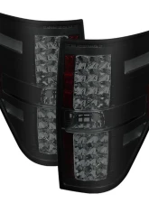 Spyder Auto Black Smoke LED Taillights for Ford F-150 2009-2014, Durable Design                                     - ALT-YD-FF15009-LED-BSM - Image 9