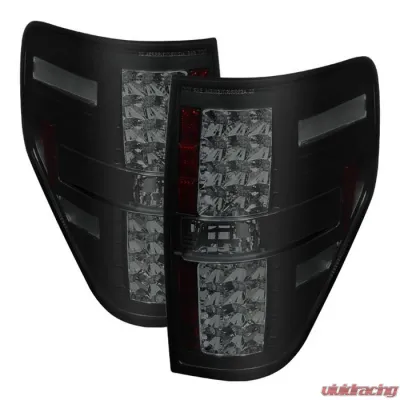 Spyder Auto Black Smoke LED Taillights for Ford F-150 2009-2014, Durable Design - ALT-YD-FF15009-LED-BSM