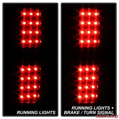 Spyder Auto Black Smoke LED Taillights for Ford F-150 2009-2014, Durable Design - ALT-YD-FF15009-LED-BSM