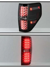 Spyder Auto Black Smoke LED Taillights for Ford F-150 2009-2014, Durable Design                                     - ALT-YD-FF15009-LED-BSM - Image 8