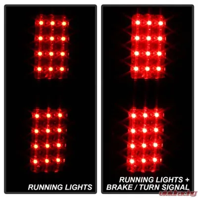 Spyder Auto Red Smoke LED Taillights for Ford F-150 2009-2014, Custom Fit, Durable Design - ALT-YD-FF15009-LED-RS