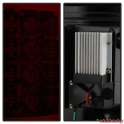 Spyder Auto Red Smoke LED Taillights for Ford F-150 2009-2014, Custom Fit, Durable Design - ALT-YD-FF15009-LED-RS