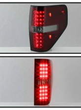 Spyder Auto Red Smoke LED Taillights for Ford F-150 2009-2014, Custom Fit, Durable Design                                     - ALT-YD-FF15009-LED-RS - Image 8