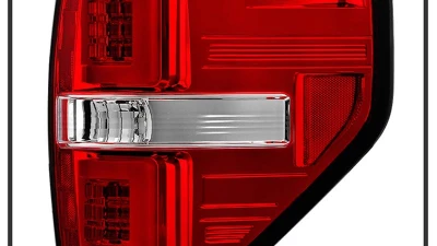Spyder Auto LED Tail Lights Red Clear for Ford F-150 2009-2014 Version 2 Light Bar                                     - ALT-YD-FF15009V2-LBLED-RC - Image 2