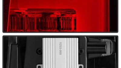 Spyder Auto LED Tail Lights Red Clear for Ford F-150 2009-2014 Version 2 Light Bar                                     - ALT-YD-FF15009V2-LBLED-RC - Image 4