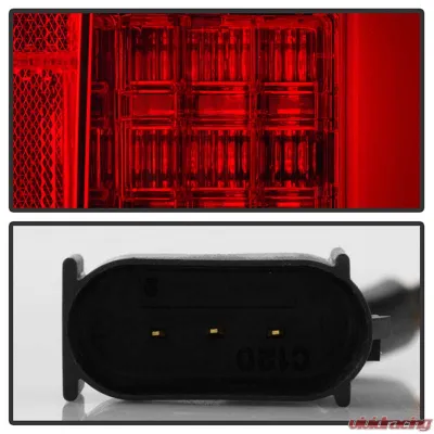 Spyder Auto LED Tail Lights Red Clear for Ford F-150 2009-2014 Version 2 Light Bar - ALT-YD-FF15009V2-LBLED-RC