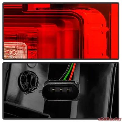 Spyder Auto LED Tail Lights Red Clear for Ford F-150 2015-2022, Model ALT-YD-FF15015-LBLED-RC - ALT-YD-FF15015-LBLED-RC