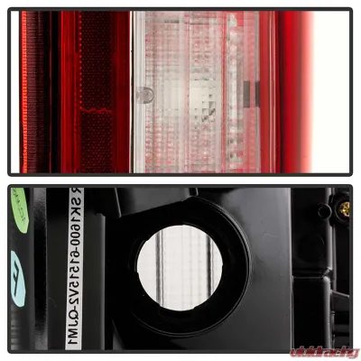 Spyder Auto LED Tail Lights Red Clear for Ford F-150 2015-2022, Model ALT-YD-FF15015-LBLED-RC - ALT-YD-FF15015-LBLED-RC