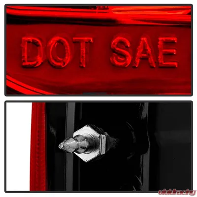 Spyder Auto LED Tail Lights Red Clear for Ford F-150 2015-2022, Model ALT-YD-FF15015-LBLED-RC - ALT-YD-FF15015-LBLED-RC