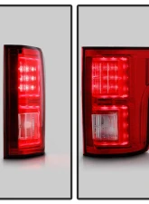 Spyder Auto LED Tail Lights Red Clear for Ford F-150 2015-2022, Model ALT-YD-FF15015-LBLED-RC                                     - ALT-YD-FF15015-LBLED-RC - Image 8