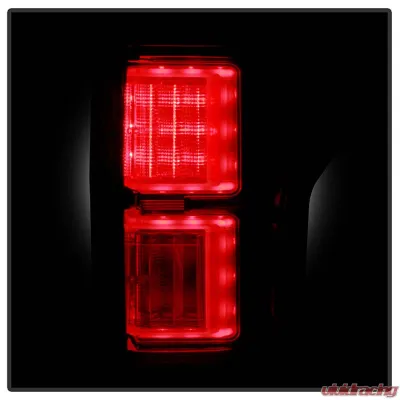 Spyder Auto LED Tail Lights Red Clear for Ford F-150 2015-2022, Model ALT-YD-FF15015-LBLED-RC - ALT-YD-FF15015-LBLED-RC