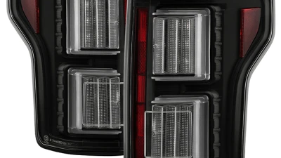 Spyder Auto LED Light Bar Tail Lights All Black for Ford F150 2018-2019                                     - ALT-YD-FF15018-LED-BKV2 - Image 11