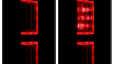 Spyder Auto LED Light Bar Tail Lights All Black for Ford F150 2018-2019                                     - ALT-YD-FF15018-LED-BKV2 - Image 11