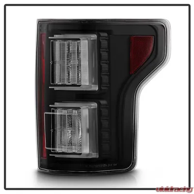 Spyder Auto LED Light Bar Tail Lights All Black for Ford F150 2018-2019 - ALT-YD-FF15018-LED-BKV2