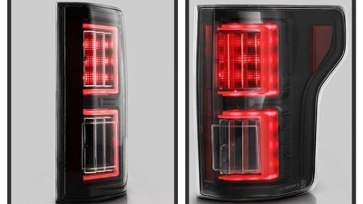 Spyder Auto LED Light Bar Tail Lights All Black for Ford F150 2018-2019                                     - ALT-YD-FF15018-LED-BKV2 - Image 8