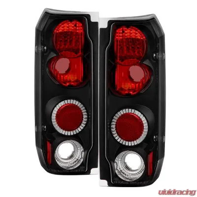 Spyder Auto Black Euro Style Taillights for Ford Bronco 1988-1996, ALT-YD-FF15089-BK - ALT-YD-FF15089-BK