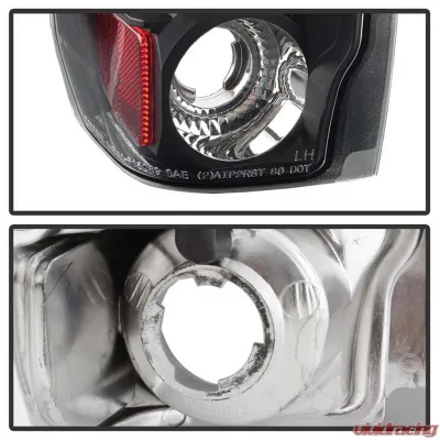 Spyder Auto Black Euro Style Taillights for Ford Bronco 1988-1996, ALT-YD-FF15089-BK - ALT-YD-FF15089-BK