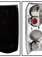 Spyder Auto Black Smoke Euro Style Taillights for Ford Bronco 1988-1996                                     - ALT-YD-FF15089-BSM - Image 2