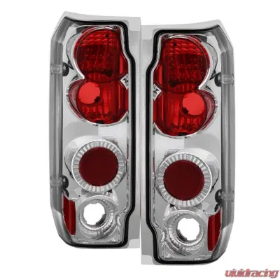 Spyder Auto Chrome Euro Style Taillights for Ford Bronco 1988-1996, ALT-YD-FF15089-C - ALT-YD-FF15089-C