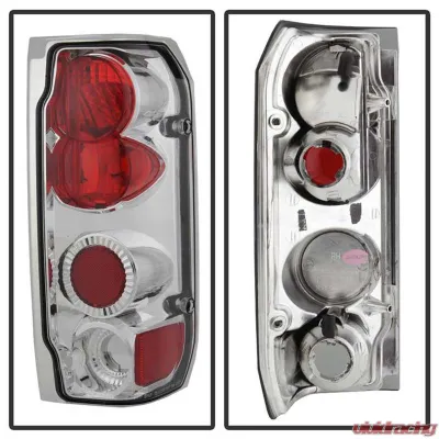Spyder Auto Chrome Euro Style Taillights for Ford Bronco 1988-1996, ALT-YD-FF15089-C - ALT-YD-FF15089-C