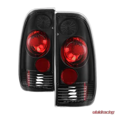 Spyder Auto Altezza Black Tail Lights for Ford F-150 1997-2003, F-250 350 450 550 1999-2007 - ALT-YD-FF15097-BK