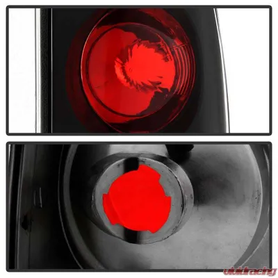 Spyder Auto Altezza Black Tail Lights for Ford F-150 1997-2003, F-250 350 450 550 1999-2007 - ALT-YD-FF15097-BK
