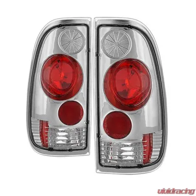 Spyder Auto Altezza Chrome Tail Lights for Ford F-150 1997-2003, F-250/350/450/550 1999-2007 - ALT-YD-FF15097-C