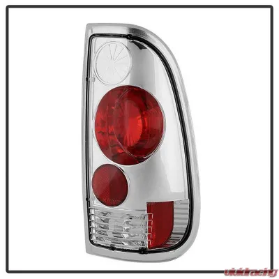 Spyder Auto Altezza Chrome Tail Lights for Ford F-150 1997-2003, F-250/350/450/550 1999-2007 - ALT-YD-FF15097-C