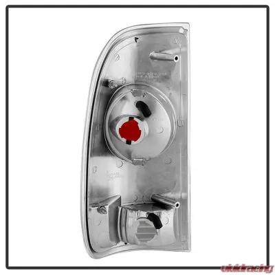 Spyder Auto Altezza Chrome Tail Lights for Ford F-150 1997-2003, F-250/350/450/550 1999-2007 - ALT-YD-FF15097-C