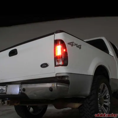 Spyder Auto LED Black Tail Lights for Ford F-150 Styleside 1997-2003, F-250 350 450 550 1999-2007 - ALT-YD-FF15097-LED-BK
