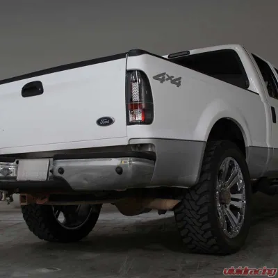 Spyder Auto LED Black Tail Lights for Ford F-150 Styleside 1997-2003, F-250 350 450 550 1999-2007 - ALT-YD-FF15097-LED-BK