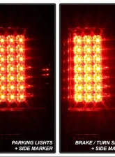 Spyder Auto LED Chrome Tail Lights for Ford F-150 Styleside 1997-2003, F-250 1999-2007                                     - ALT-YD-FF15097-LED-C - Image 7