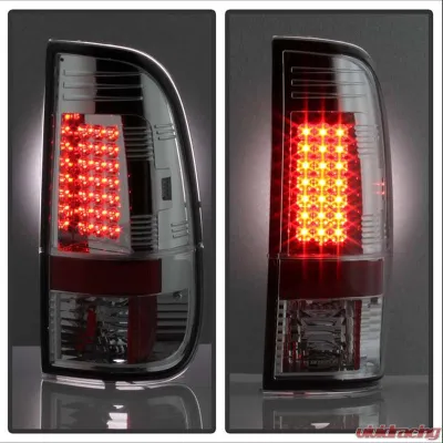 Spyder Auto LED Chrome Tail Lights for Ford F-150 Styleside 1997-2003, F-250 1999-2007 - ALT-YD-FF15097-LED-C