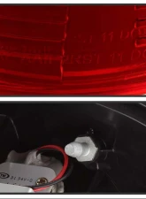 Spyder Auto LED Red/Clear Tail Lights for Ford F-150 1997-2003, F-250/350/450/550 1999-2007                                     - ALT-YD-FF15097-LED-RC - Image 4