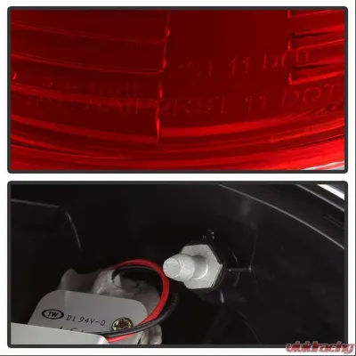 Spyder Auto LED Red/Clear Tail Lights for Ford F-150 1997-2003, F-250/350/450/550 1999-2007 - ALT-YD-FF15097-LED-RC