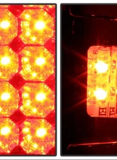 Spyder Auto LED Red/Clear Tail Lights for Ford F-150 1997-2003, F-250/350/450/550 1999-2007                                     - ALT-YD-FF15097-LED-RC - Image 6