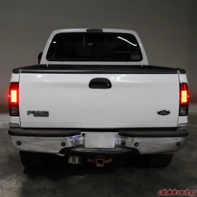 Spyder Auto LED Red/Clear Tail Lights for Ford F-150 1997-2003, F-250/350/450/550 1999-2007 - ALT-YD-FF15097-LED-RC