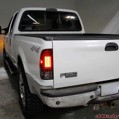 Spyder Auto LED Red/Clear Tail Lights for Ford F-150 1997-2003, F-250/350/450/550 1999-2007 - ALT-YD-FF15097-LED-RC
