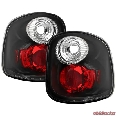 Spyder Auto Altezza Black Tail Lights for Ford F-150 Flareside 1997-2000 - ALT-YD-FF15097FS-BK