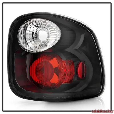 Spyder Auto Altezza Black Tail Lights for Ford F-150 Flareside 1997-2000 - ALT-YD-FF15097FS-BK