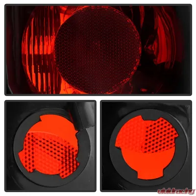 Spyder Auto Altezza Black Tail Lights for Ford F-150 Flareside 1997-2000 - ALT-YD-FF15097FS-BK