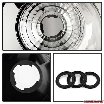 Spyder Auto Altezza Chrome Tail Lights for Ford F-150 Flareside 1997-2000 - ALT-YD-FF15097FS-C